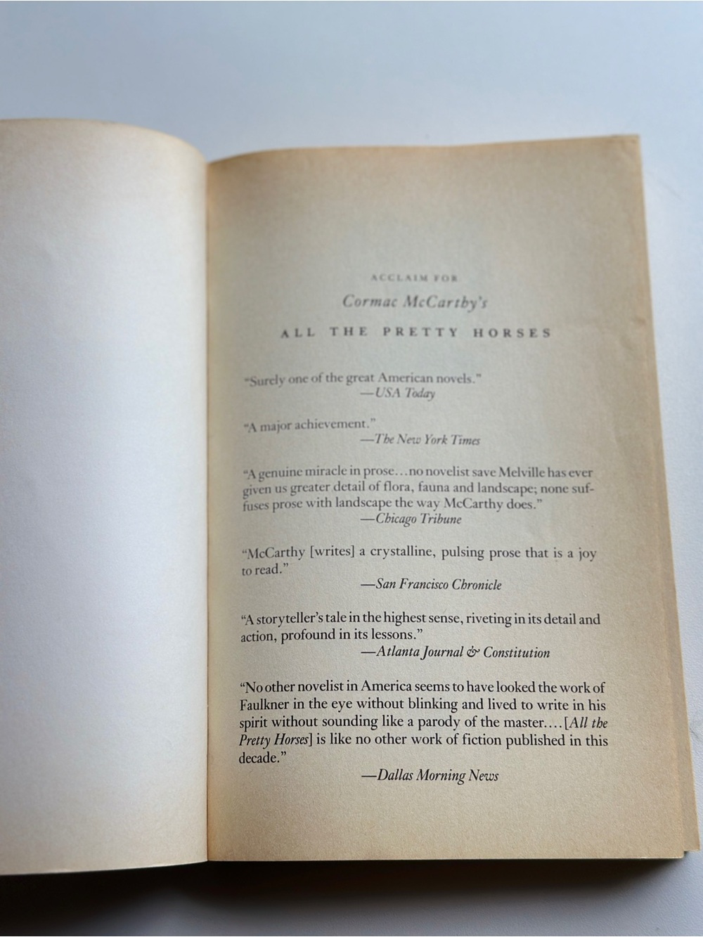 All the Pretty Horses by Cormac McCarthy | Fiction, Western | Paperback Book - Picture 6 of 7